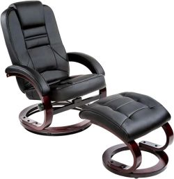 tectake Fernsehsessel mit Hocker (403849)