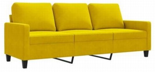 vidaXL 3-Sitzer-Sofa 180 cm Samt