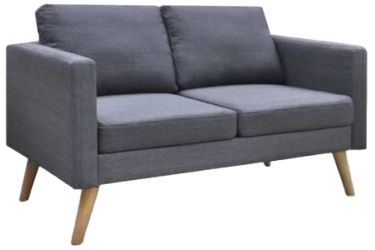 vidaXL 2-Sitzer-Sofa Stoff 116 x 70 x 73 cm