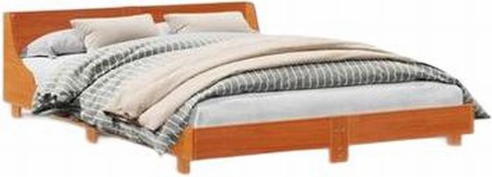 vidaXL Massivholzbett ohne Matratze 120 x 190 cm (850748)