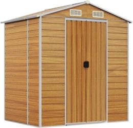 vidaXL Gerätehaus Verzinkter Stahl 191 x 130 x 198 cm (3188275)