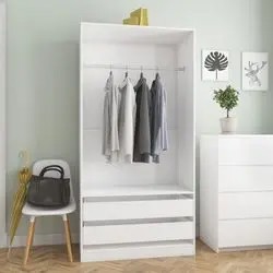 vidaXL Kleiderschrank 100x50x200 cm (800603) vidaXL Kleiderschrank 100x50x200 cm (800603)