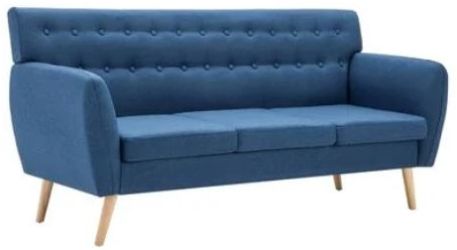 vidaXL 3-Sitzer-Sofa Stoff 172x70x82 cm (247130)