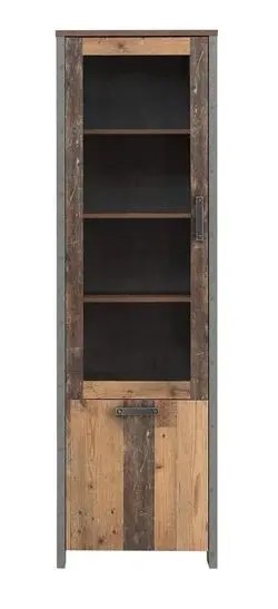 FORTE Clif Vitrine Old Wood 2-türig (CLFV711) FORTE Clif Vitrine Old Wood 2-türig (CLFV711)