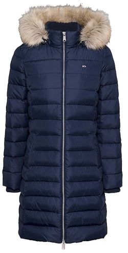 Tommy Hilfiger Daunenmantel mit Kapuze und Kunstpelz (DW0DW18864)