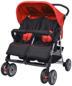 vidaXL Zwillingskinderwagen (10108)