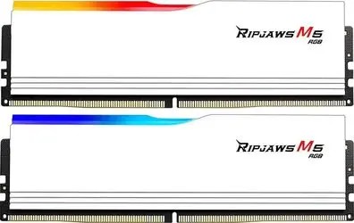 G.Skill Ripjaws M5 RGB DDR5-6400 64GB Kit (F5-6400J3239G32GX2-RM5RW) G.Skill Ripjaws M5 RGB DDR5-6400 64GB Kit (F5-6400J3239G32GX2-RM5RW)
