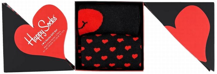 Happy Socks I Heart You Socks Gift Set 2-Pack
