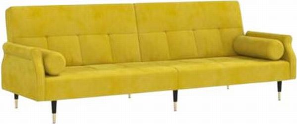 vidaXL Schlafsofa mit Kissen Samt (351862)