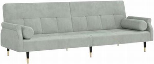 vidaXL Schlafsofa mit Kissen Samt (351857)