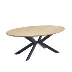Home Deluxe Aventis Esstisch Oval inkl. Sternfuß 200 x 120 cm Home Deluxe Aventis Esstisch Oval inkl. Sternfuß 200 x 120 cm