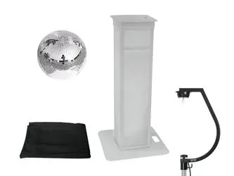 Eurolite Set Spiegelkugel 30cm mit Stage Stand variabel + Cover schwarz (20000714) Eurolite Set Spiegelkugel 30cm mit Stage Stand variabel + Cover schwarz (20000714)