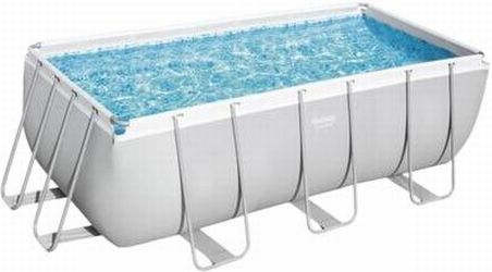 Bestway Power Steel Aufstellpool-Set mit Filterpumpe 412 x 201 x 122 cm (56456/21)