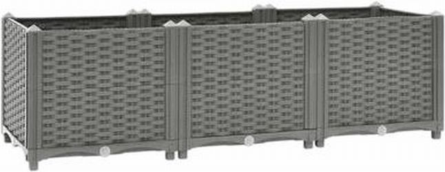 vidaXL Hochbeet Polypropylen 120 x 40 x 38 cm (153295) vidaXL Hochbeet Polypropylen 120 x 40 x 38 cm (153295)
