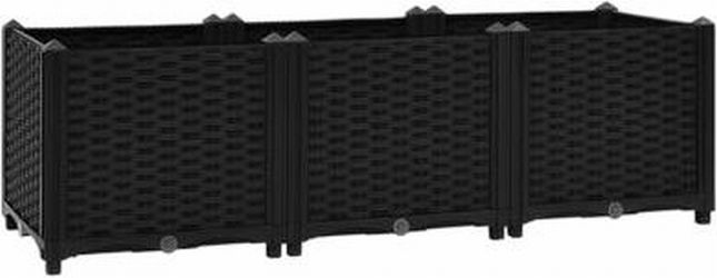 vidaXL Hochbeet Polypropylen 120 x 40 x 38 cm (316532) vidaXL Hochbeet Polypropylen 120 x 40 x 38 cm (316532)