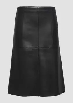 S.Oliver BLACK LABEL Ausgestellter Rock aus Lederimitat S.Oliver BLACK LABEL Ausgestellter Rock aus Lederimitat