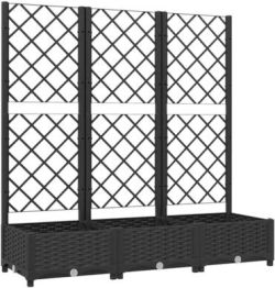 vidaXL Pflanzkübel mit Rankgitter 120 x 40 x 121,5 cm (318272) vidaXL Pflanzkübel mit Rankgitter 120 x 40 x 121,5 cm (318272)