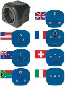Brennenstuhl Reisestecker-Set 7-teilig mit 10A Sicherung (1508160) Brennenstuhl Reisestecker-Set 7-teilig mit 10A Sicherung (1508160)