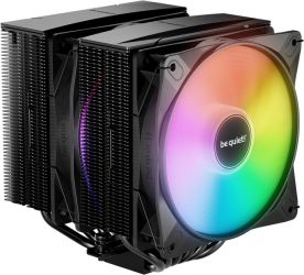 Be Quiet! Pure Rock Pro 3 Silver – Dissipatore CPU A Doppia Torre Con 6 Heatpipe E Ventola PWM 120mm