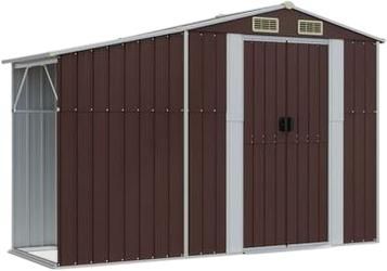 vidaXL Gerätehaus Verzinkter Stahl 277 x 93 x 179 cm (364520)