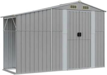 vidaXL Gerätehaus Verzinkter Stahl 277 x 93 x 179 cm (364516) vidaXL Gerätehaus Verzinkter Stahl 277 x 93 x 179 cm (364516)