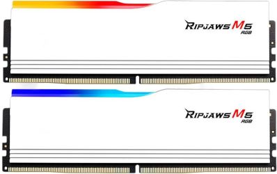 G.Skill Ripjaws M5 RGB DDR5-6000 32GB Kit (F5-6000J2836G16GX2-RM5RW) G.Skill Ripjaws M5 RGB DDR5-6000 32GB Kit (F5-6000J2836G16GX2-RM5RW)