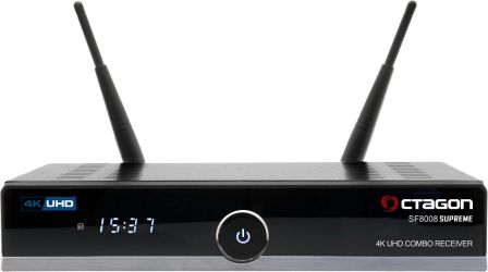 Octagon SF8008 V3 Supreme 4K UHD E2 DVB-S2X & DVB-C/T2 Combo 4 TB Octagon SF8008 V3 Supreme 4K UHD E2 DVB-S2X & DVB-C/T2 Combo 4 TB