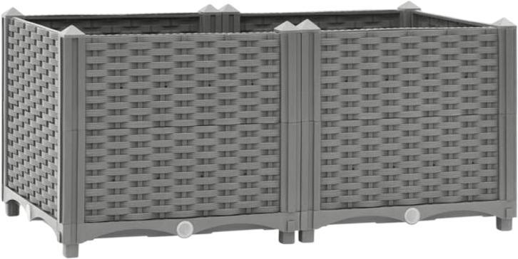 vidaXL Hochbeet Polypropylen 80 x 40 x 38 cm (153294) vidaXL Hochbeet Polypropylen 80 x 40 x 38 cm (153294)