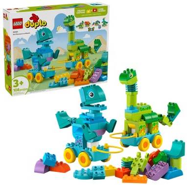 LEGO DUPLO Dinos auf Rädern 3-in-1-Set (10451) LEGO DUPLO Dinos auf Rädern 3-in-1-Set (10451)