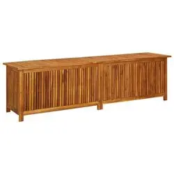 vidaXL Garten-Aufbewahrungsbox Massivholz Akazie 200 x 50 x 58 cm (316500) vidaXL Garten-Aufbewahrungsbox Massivholz Akazie 200 x 50 x 58 cm (316500)