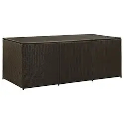 vidaXL Gartenbox Poly Rattan 180 x 90 x 75 cm (46478) vidaXL Gartenbox Poly Rattan 180 x 90 x 75 cm (46478)