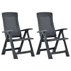 vidaXL Verstellbare Gartenstühle 2 Stk. (48761) vidaXL Verstellbare Gartenstühle 2 Stk. (48761)