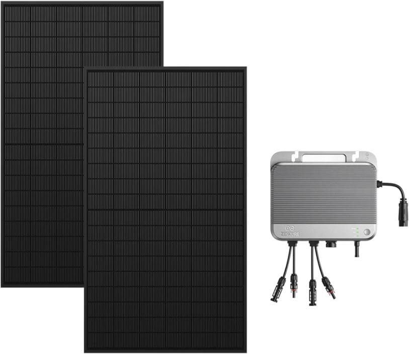 Zendure SolarFlow 800 mit 2 x 430 W Solarmodule