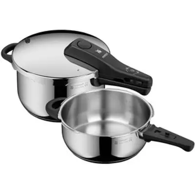 WMF Perfect One Pot Schnellkochtopf-Set 2-tlg. 3 l + 4,5 l WMF Perfect One Pot Schnellkochtopf-Set 2-tlg. 3 l + 4,5 l