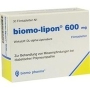 biomo pharma BIOMO LIPON 600, 30 Filmtbl. (N1) biomo pharma BIOMO LIPON 600, 30 Filmtbl. (N1)
