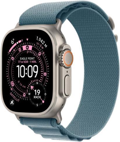Apple Watch Ultra 3 GPS + Cellular 49 mm Titan mit Alpine Loop Large (MEWP4QF/A) Apple Watch Ultra 3 GPS + Cellular 49 mm Titan mit Alpine Loop Large (MEWP4QF/A)