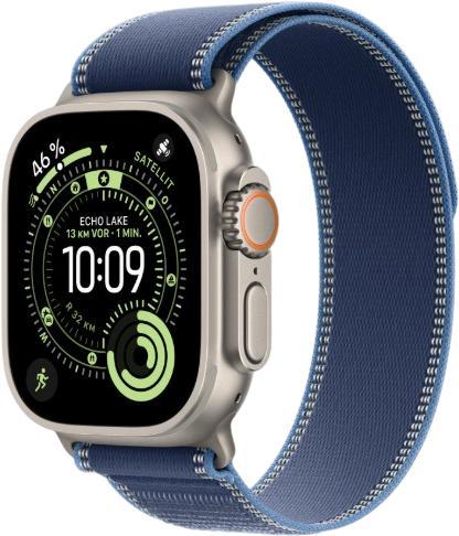 Apple Watch Ultra 3 GPS + Cellular 49 mm Titan mit Trail Loop S/M (	MEWR4QF/A)
