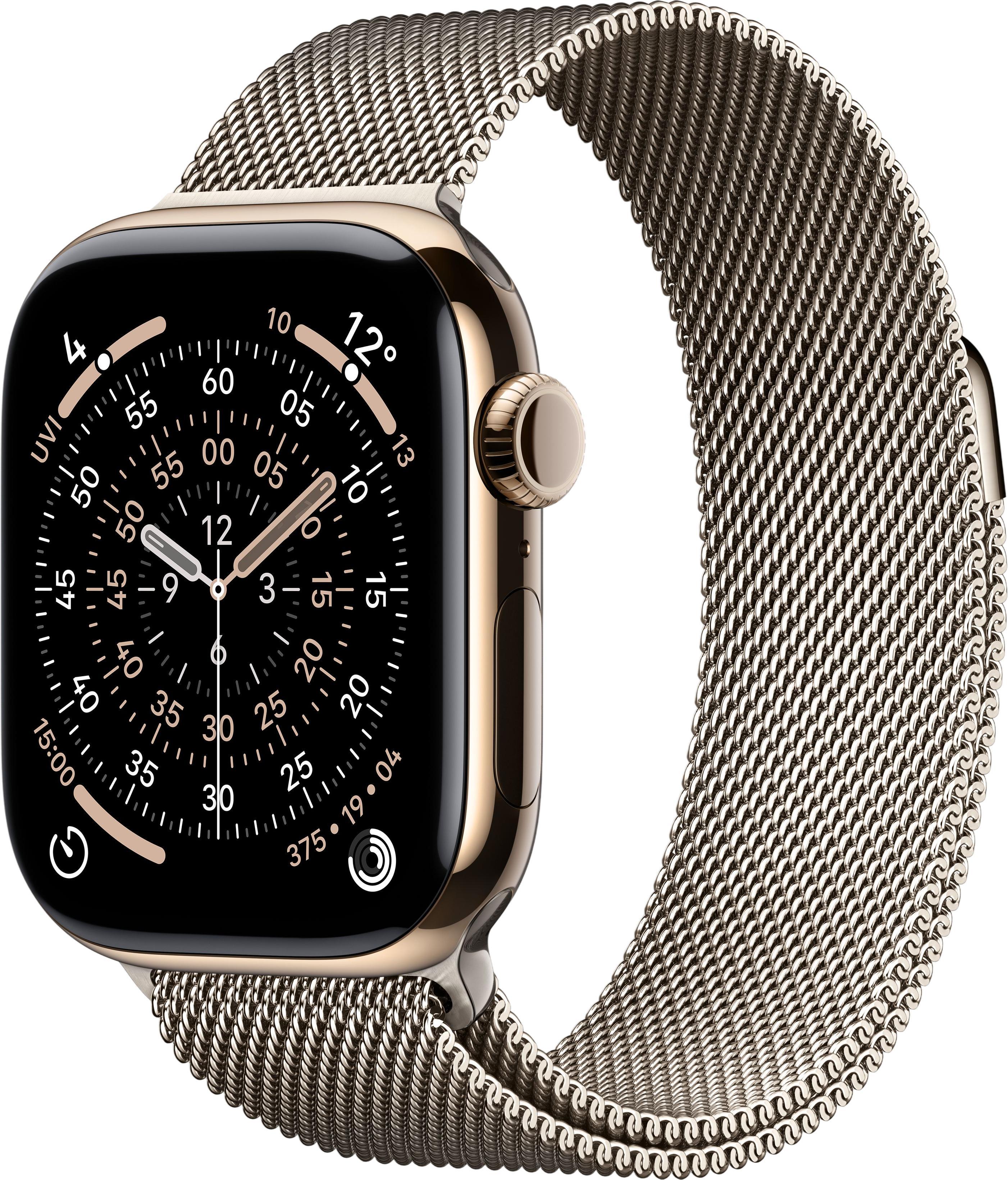 Apple Watch Series 11 GPS + Cellular 42 mm Titan mit Milanaise-Armband M/L (MF8P4ZR/A) Apple Watch Series 11 GPS + Cellular 42 mm Titan mit Milanaise-Armband M/L (MF8P4ZR/A)