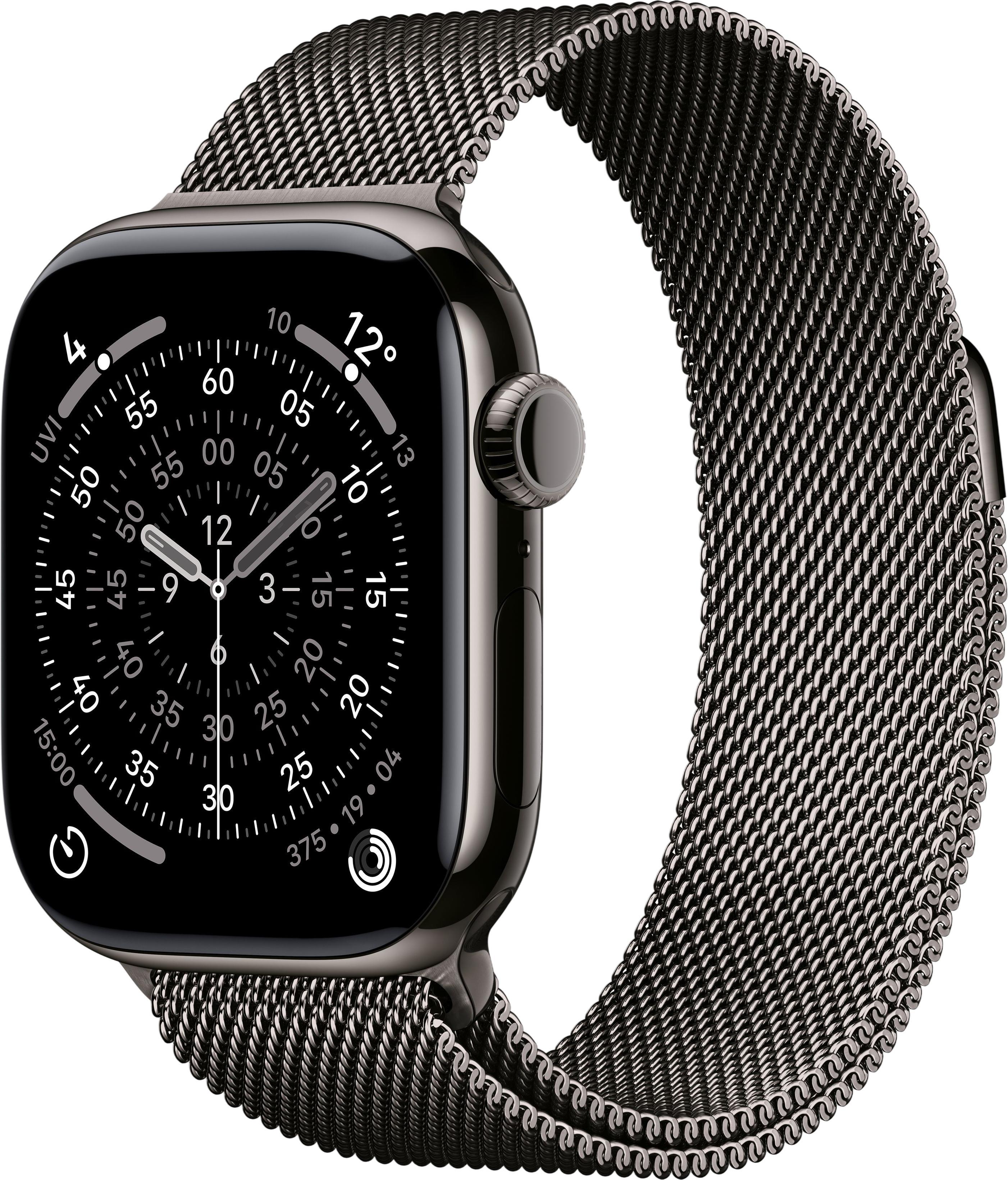 Apple Watch Series 11 GPS + Cellular 42 mm Titan mit Milanaise-Armband (MF8U4ZR/A) Apple Watch Series 11 GPS + Cellular 42 mm Titan mit Milanaise-Armband (MF8U4ZR/A)