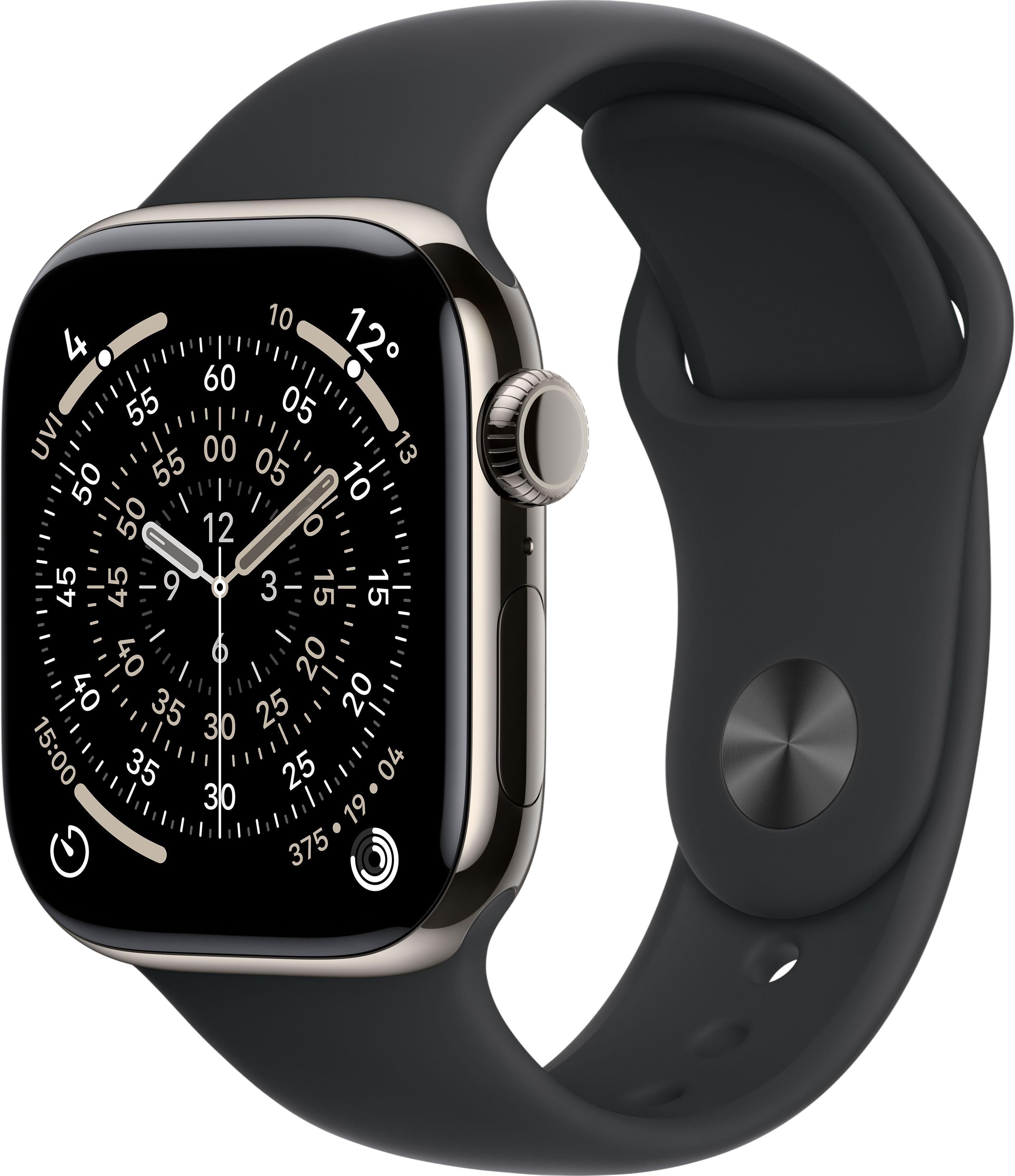 Apple Watch Series 11 GPS + Cellular 42 mm Titan mit Sportarmband S/M (MF8R4ZR/A) Apple Watch Series 11 GPS + Cellular 42 mm Titan mit Sportarmband S/M (MF8R4ZR/A)