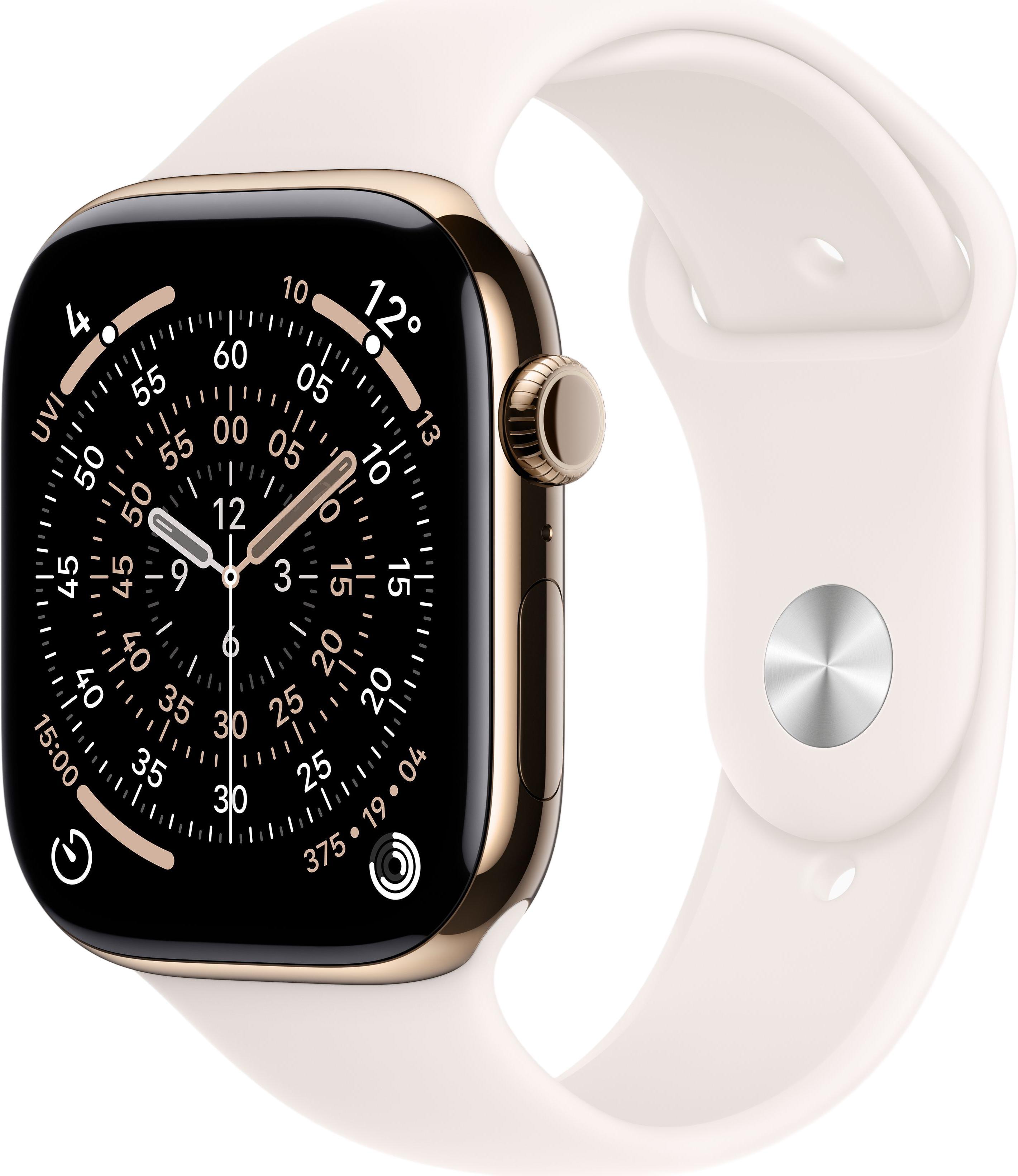 Apple Watch Series 11 GPS + Cellular 46 mm Titan mit Sportarmband S/M (MFD54ZR/A) Apple Watch Series 11 GPS + Cellular 46 mm Titan mit Sportarmband S/M (MFD54ZR/A)
