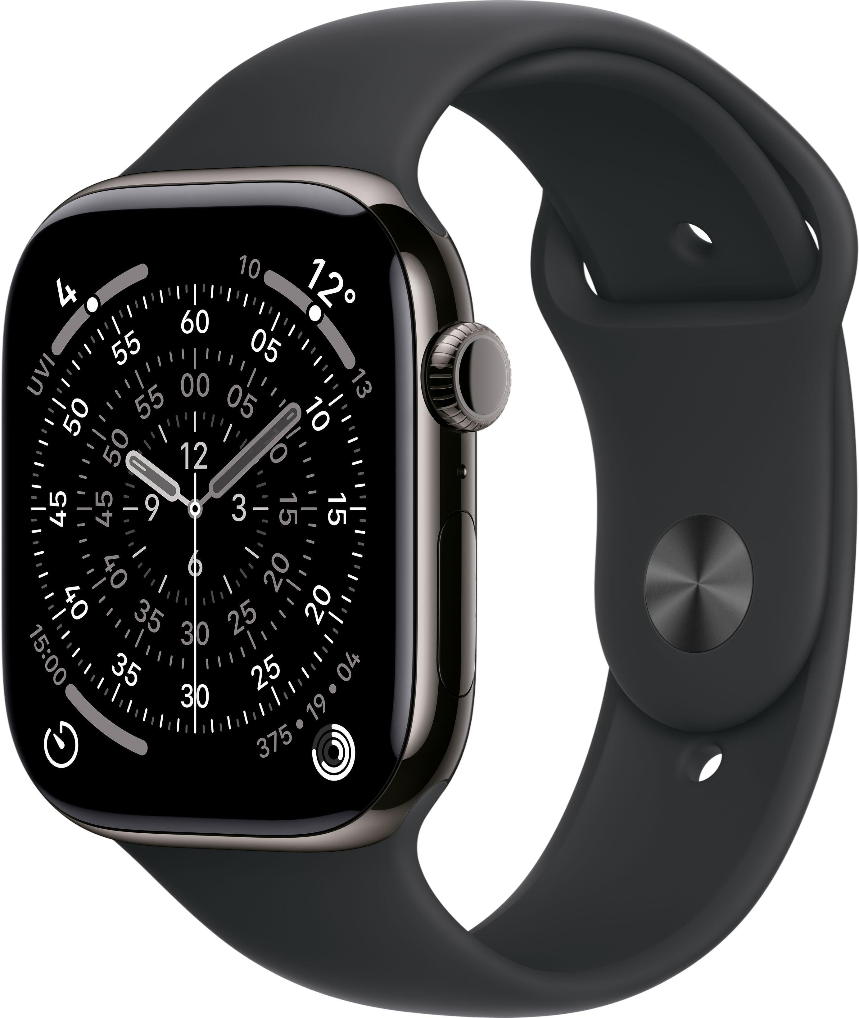 Apple Watch Series 11 GPS + Cellular 46 mm Titan mit Sportarmband S/M (MFD14ZR/A) Apple Watch Series 11 GPS + Cellular 46 mm Titan mit Sportarmband S/M (MFD14ZR/A)