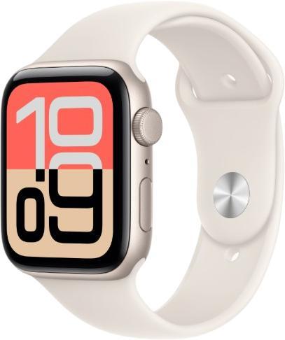 Apple Watch SE 3 GPS 44 mm Aluminium mit Sportarmband M/L (MEHJ4ZR/A)