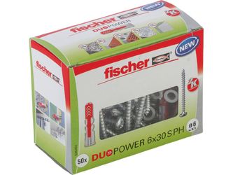 Fischer DuoPower 6 x 30 S PH 50 Stk. (535463) Fischer DuoPower 6 x 30 S PH 50 Stk. (535463)