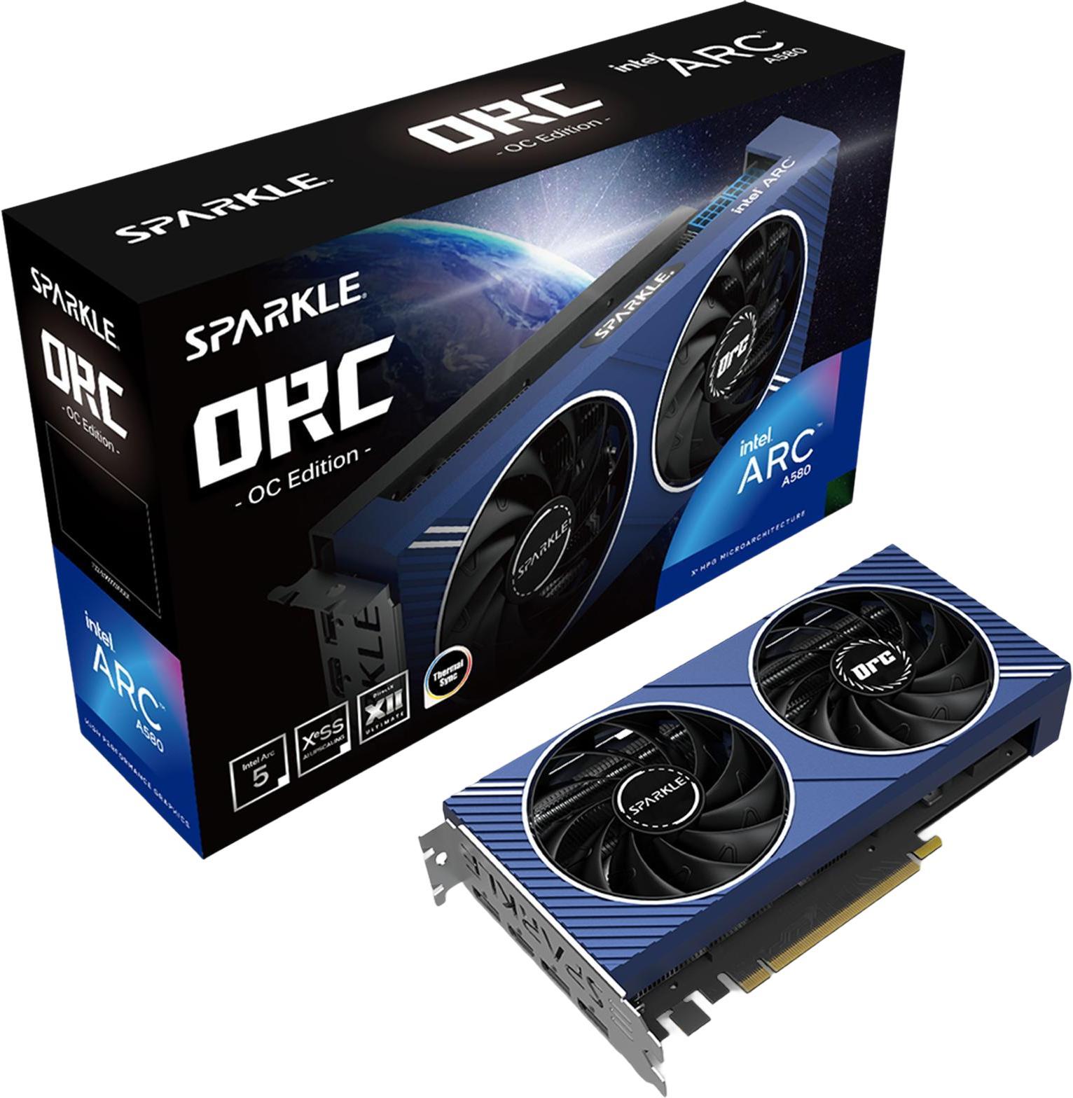 SPARKLE Arc A580 ORC OC 8GB (1A1-S00401401G)