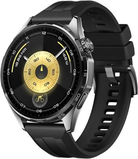 Huawei Watch GT 6 46 mm mit Fluorelastomer-Armband (55020FTX)