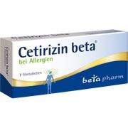 betapharm Arzneimittel CETIRIZIN BETA, 7 Filmtbl. (N1) betapharm Arzneimittel CETIRIZIN BETA, 7 Filmtbl. (N1)