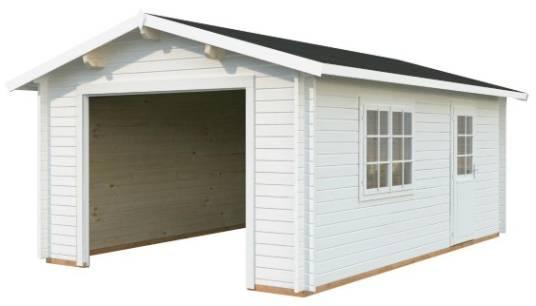 Palmako Roger 19,0 m² ohne Tor lackiert Palmako Roger 19,0 m² ohne Tor lackiert