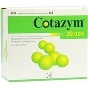 CHEPLAPHARM COTAZYM 20000, 200 Kps. (N3) Cotazym 20 000 CHEPLAPHARM COTAZYM 20000, 200 Kps. (N3) Cotazym 20 000