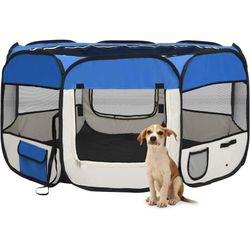 vidaXL Faltbarer Welpenlaufstall mit Tragetasche 125 x 125 x 61 cm (171015) vidaXL Faltbarer Welpenlaufstall mit Tragetasche 125 x 125 x 61 cm (171015)